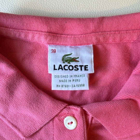 Lacoste Polo Pink - Picture 3 of 5